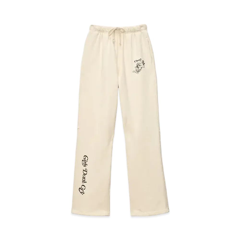 Girls Don't Cry x Cherry Los Angeles Angel Mens Sweatpants "Cream"