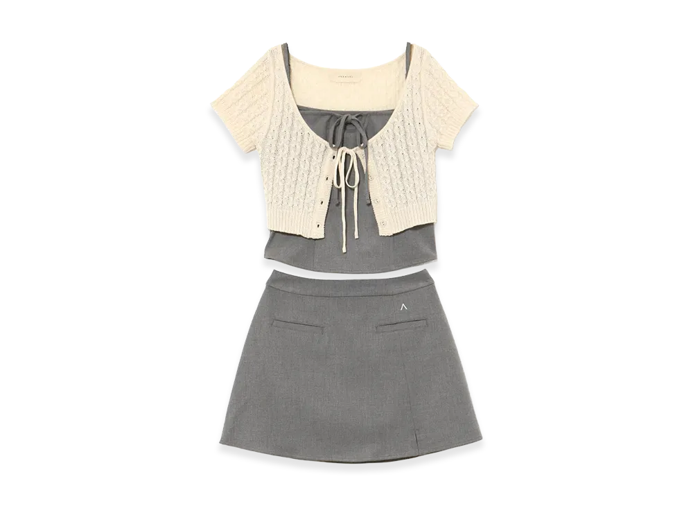 ANDMARY Women's Quinn Set Up "Gray"