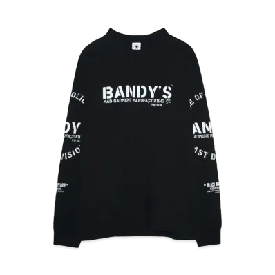 RATS STAMP LOGO L/S TEE "BLACK"