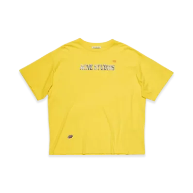 Acne Studios Logo T-Shirt "Bright Yellow"