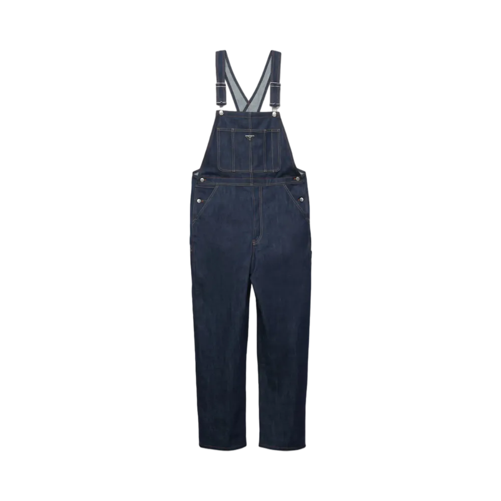 PRADA Men's Jumpsuit in Selvedge Denim "Navy"