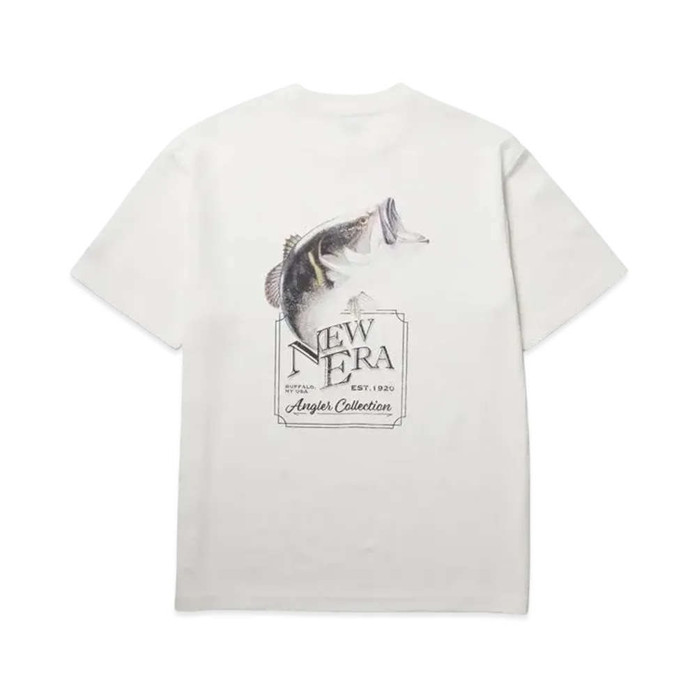 NEW ERA New Era Outdoor Short Sleeve Performance T-Shirt Angler Collection Grande Bass Sign "Off White"