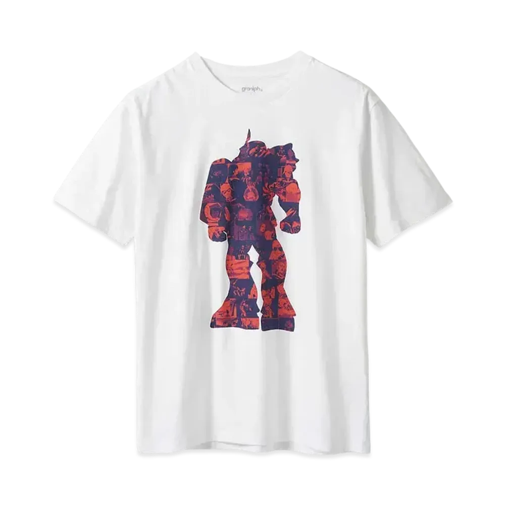 graniph x STRICT-G/Mobile Suit Gundam MS-06S T-Shirt "White"