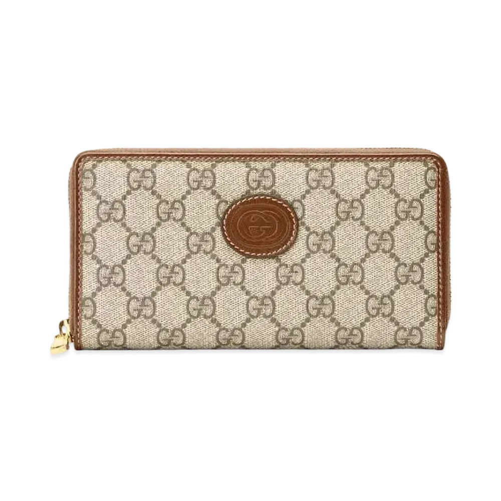 GUCCI Zip Around Wallet with Interlocking G