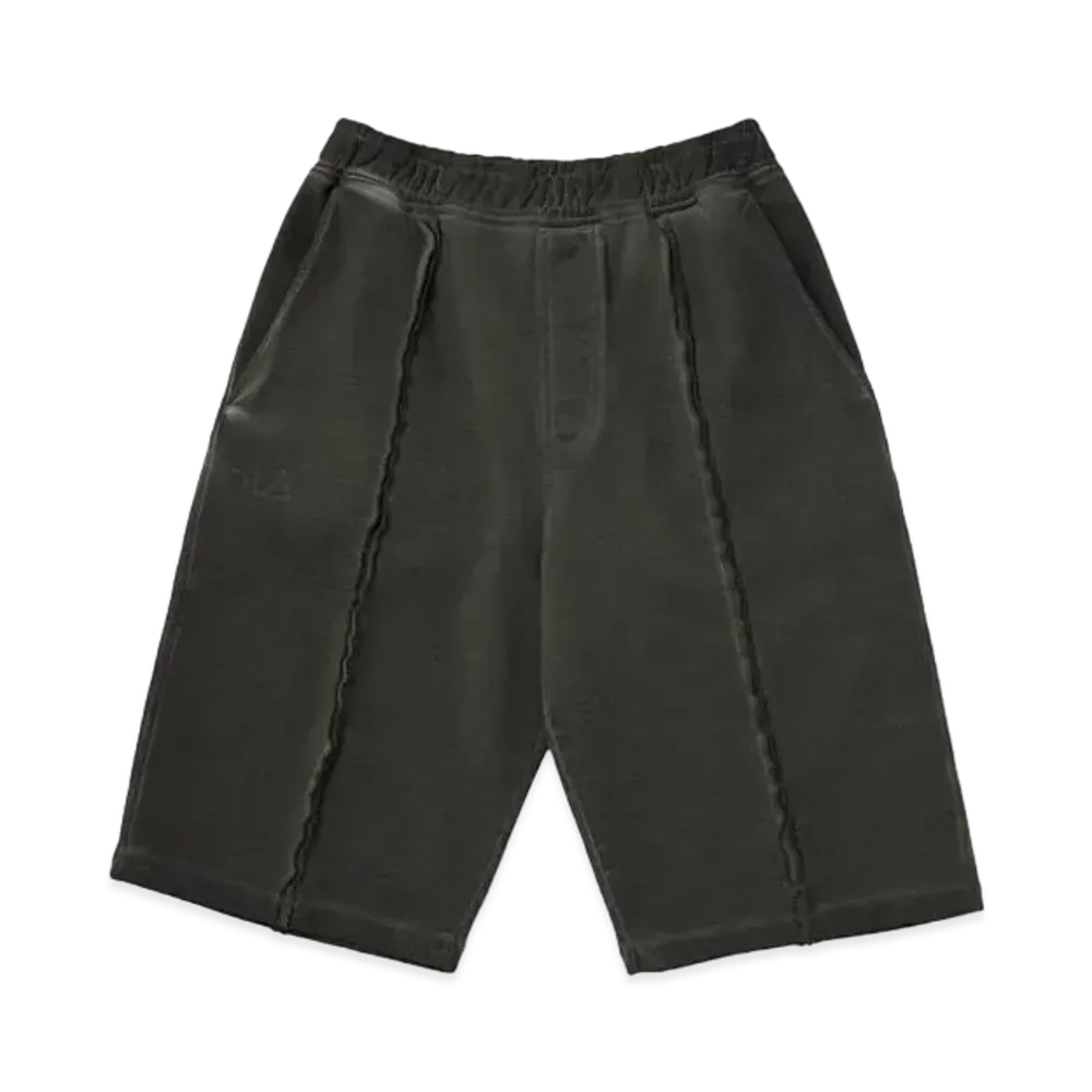 THUG CLUB x FILA Stitch Sweat Shorts "Wash Black"