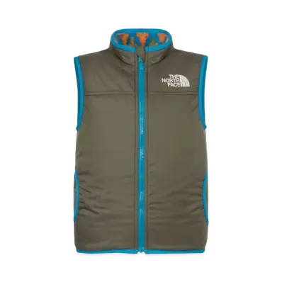The North Face Kids Toddler Novelty Reversible Cozy Vest "New Taupe"