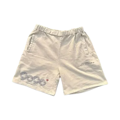 9090 9090 OG Wash Half Pants "WASH IVORY"