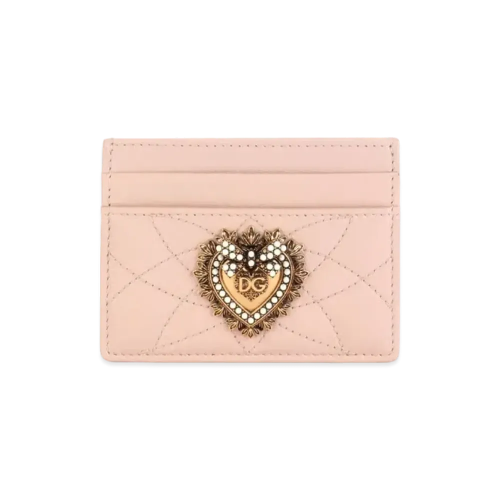 Dolce&Gabbana Devotion Credit Card Holder "Pale Pink"