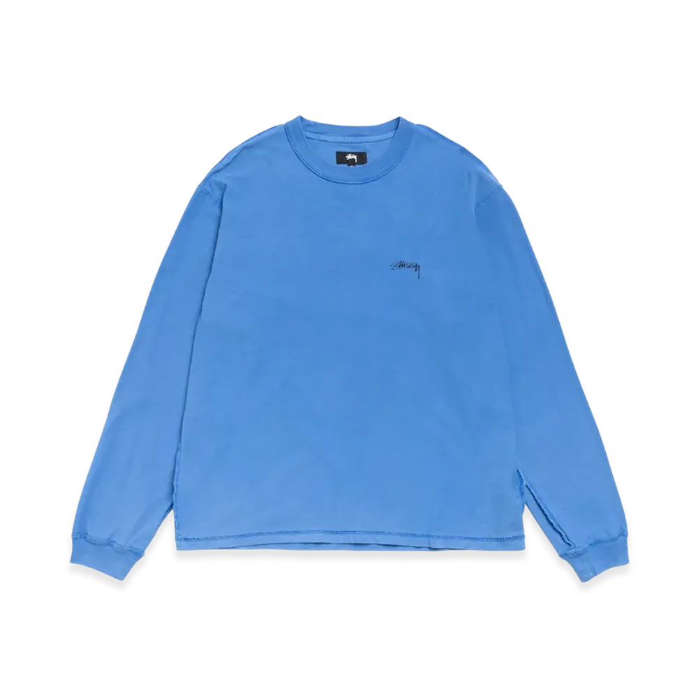 Stussy Lazy LS Tee "Ocean"