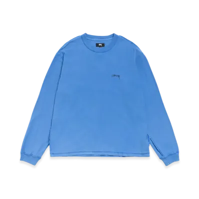 Stussy Lazy LS Tee "Ocean"