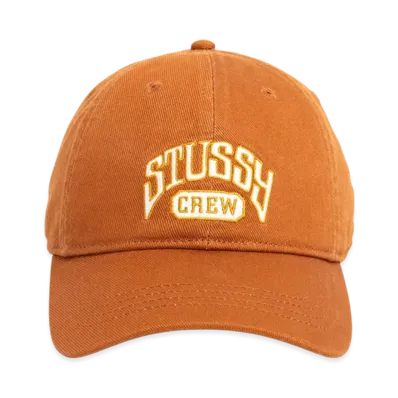 Stussy Low Profile Crew Strapback "Rust"