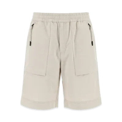 MONCLER Grenoble Shorts "Beige/White"