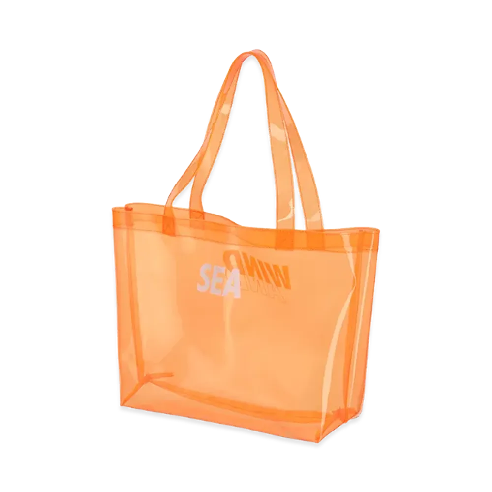 WIND AND SEA x BRIEFING GOLF Sea Clear Bag "Neon Orange"