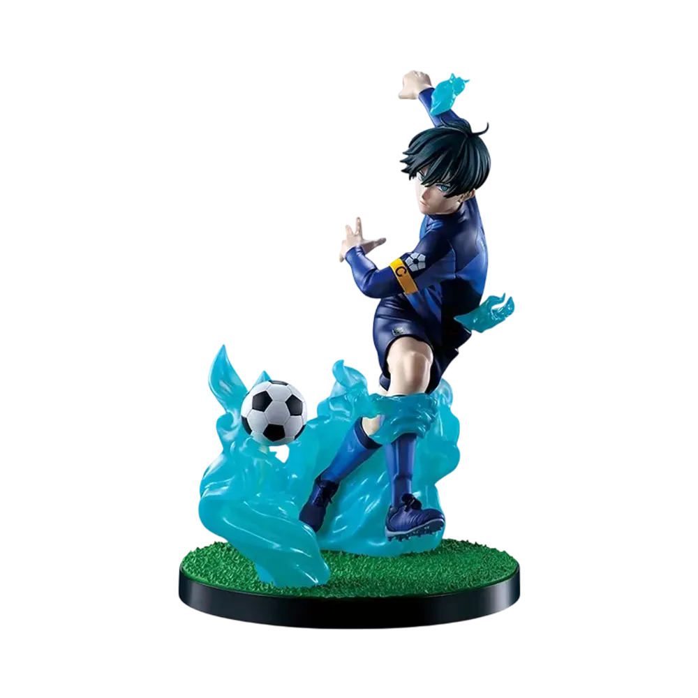 BANDAI "Ichiban Kuji" -Blue Rock Chain of Enthusiasm- B Prize Rin Itoshi Figure