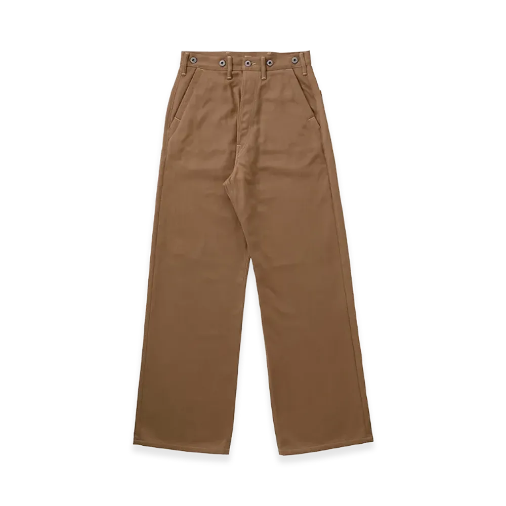 T.T Taiga Takahashi LOT.204 Engineer Trousers "Natural Dyed Beige"