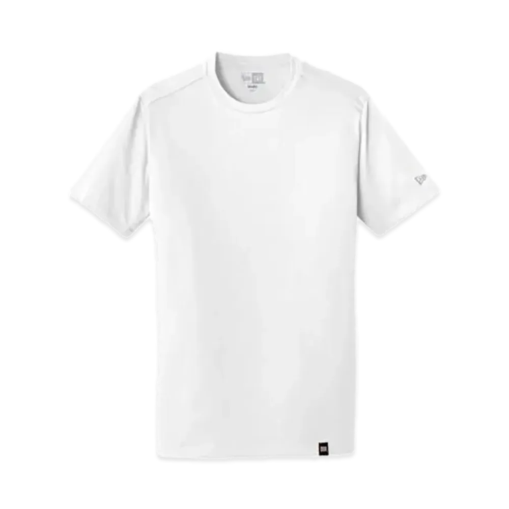 NEW ERA T NEA100 7 Heritage Blend Crew Tee "White"