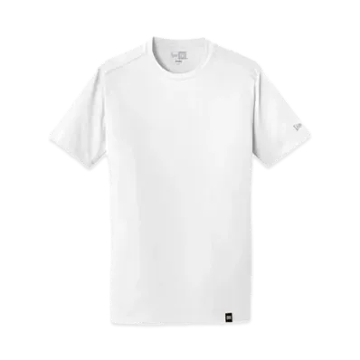 NEW ERA T NEA100 7 Heritage Blend Crew Tee "White"
