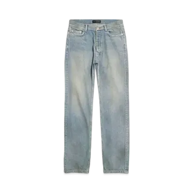 BALENCIAGA MENS Normal Fit Pants "Light Green"