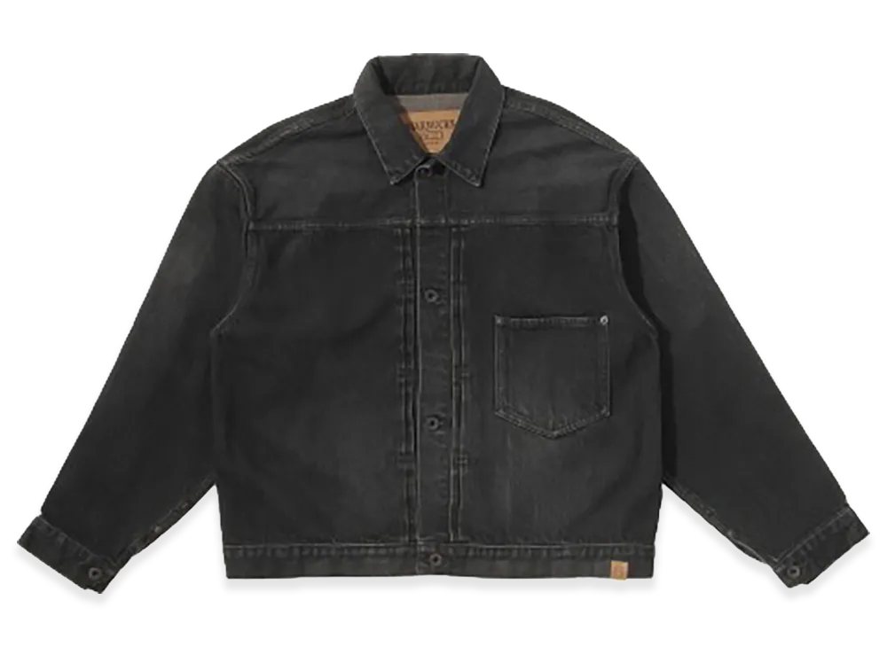 STARBUCKS STAND x BEAMS Black Denim Jacket "Black"
