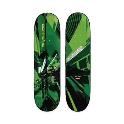 Supreme Forms Skateboard "Green 8.25 x 32"