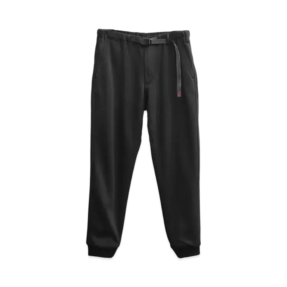 GRAMICCI Bonded Knit Fleece Narrow Rib Pants "Black"