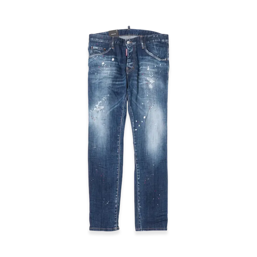 DSQUARED2 Skater Button-Fly Jeans "Blue"