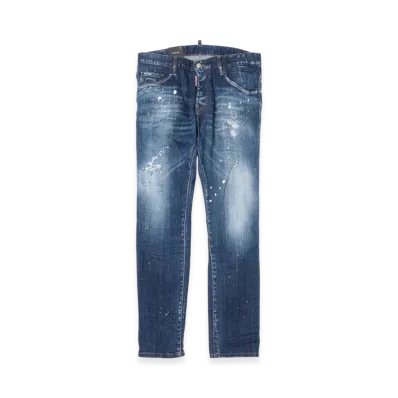 DSQUARED2 Skater Button-Fly Jeans "Blue"