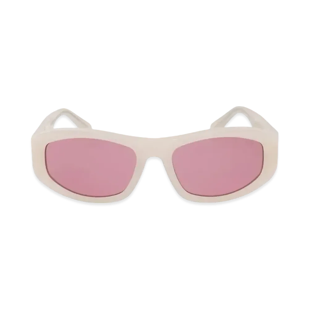 Stussy Landon Sunglasses "Cream/Pink Lens"
