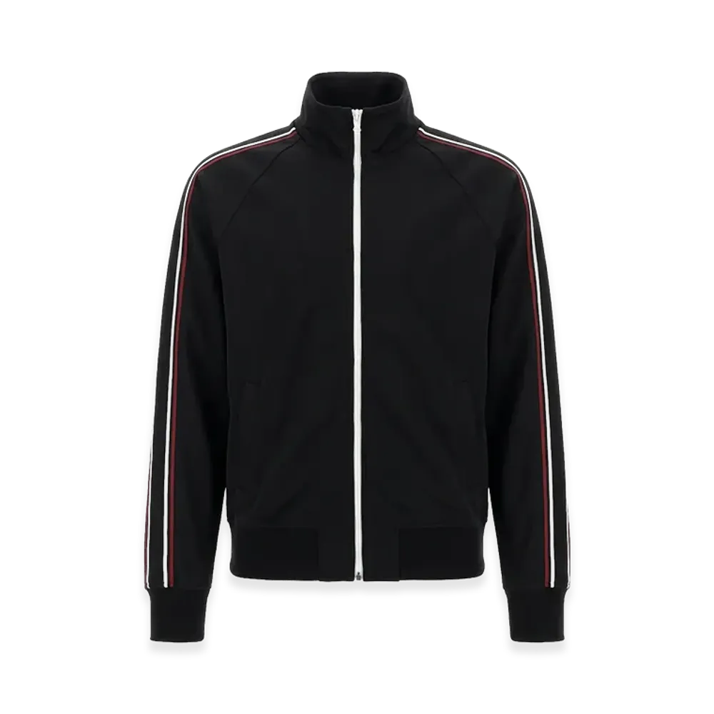 Saint Laurent Cassandre Track Jacket In Jersey "Black"