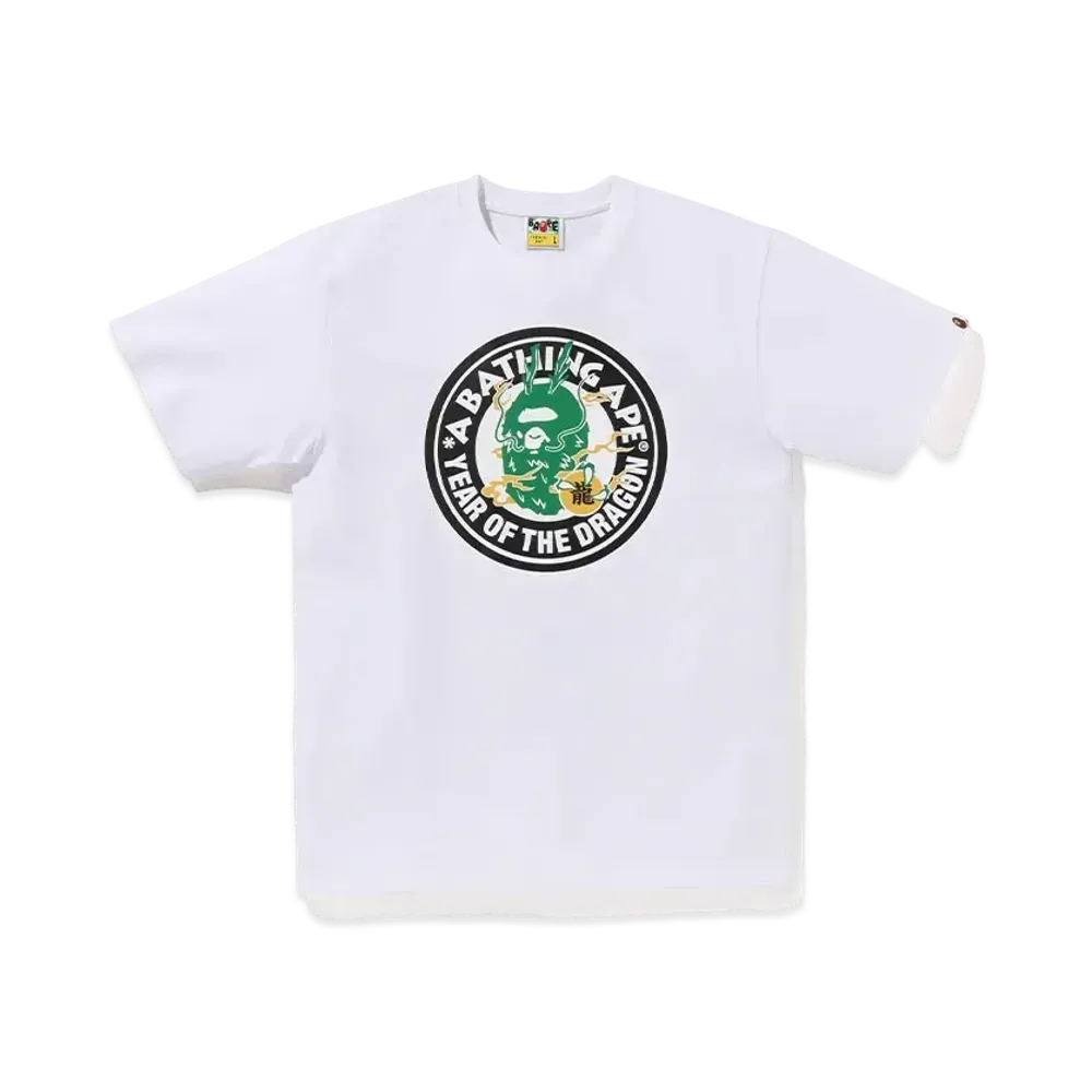 A BATHING APE Year Of The Dragon Tee "White"