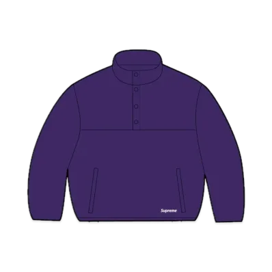 Supreme Polartec Shearling Reversible Pullover "Purple" (24FW)