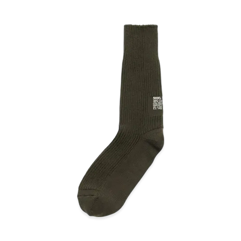 N.HOOLYWOOD Socks "Dark Khaki"