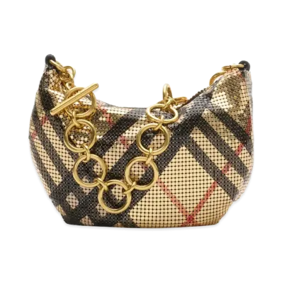 Burberry Women's Chainmail Bag "Sand Beige"