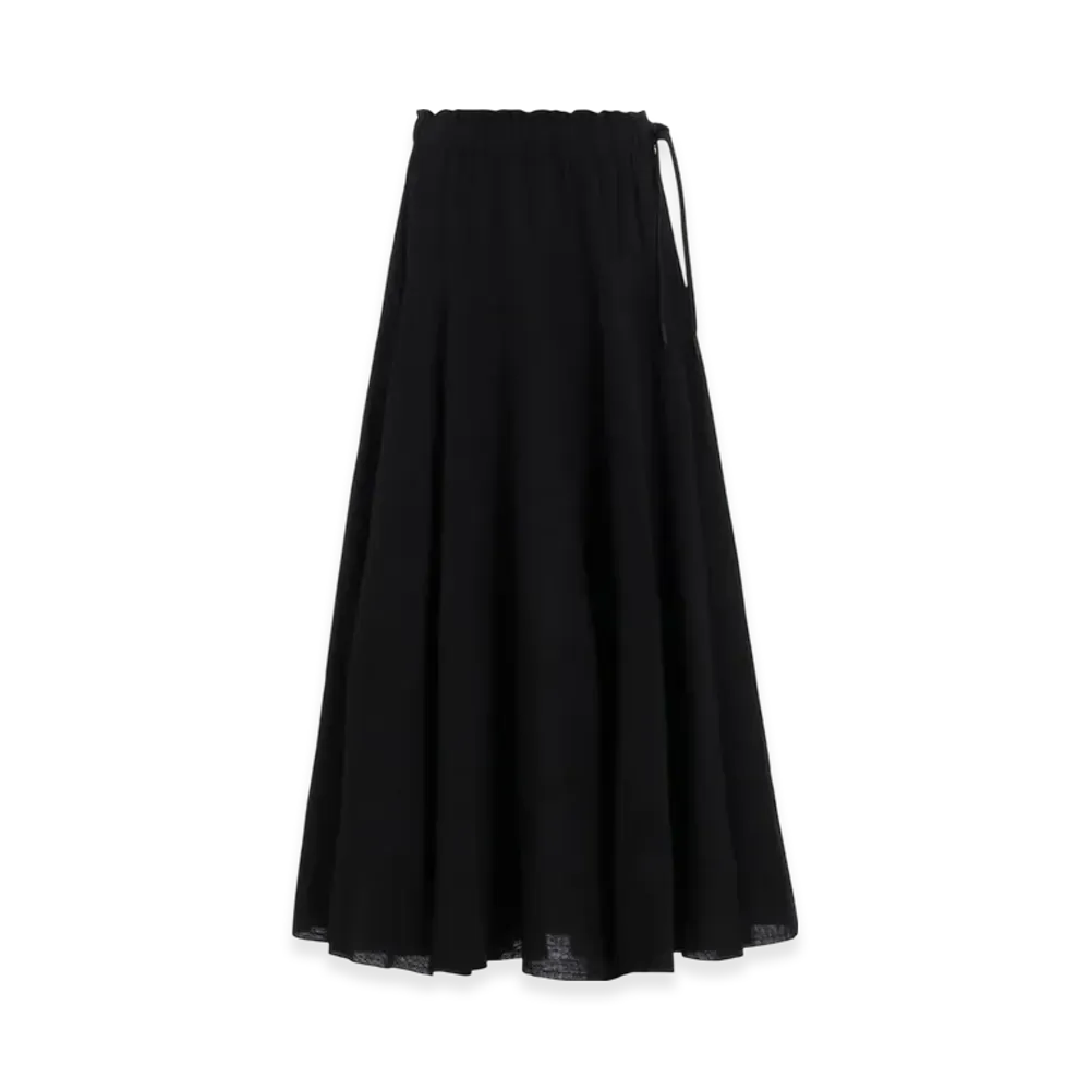 Yohji Yamamoto C/L/Ra Cambric R-Topeel SKT "Black"