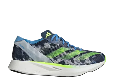 adidas Women's Adizero Takumi Sen 10 "Crystal White/Lucid Lemon/Blue Burst"