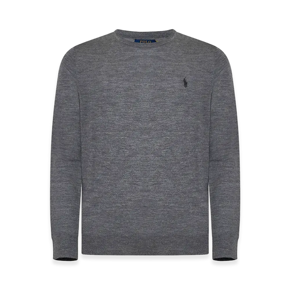 Polo Ralph Lauren Lightweight Wool Crew-Neck Sweater "Gray"