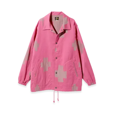 NEEDLES Coach Jacket "PinkCross"