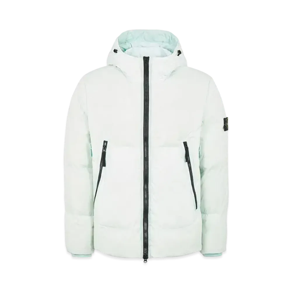 Stone Island 40123 GARMENT DYED CRINKLE REPS NY DOWN-TC "Light Green"