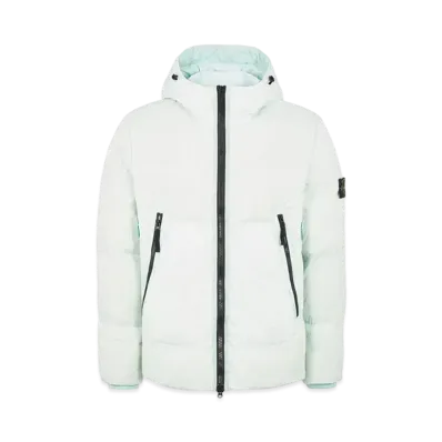 Stone Island 40123 GARMENT DYED CRINKLE REPS NY DOWN-TC "Light Green"