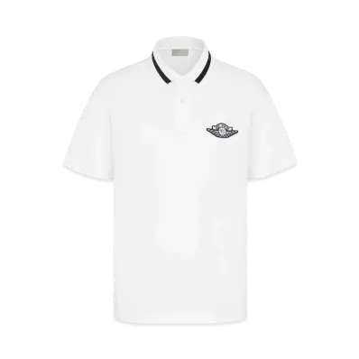 Dior x Air Jordan Wings Polo Shirt "White"