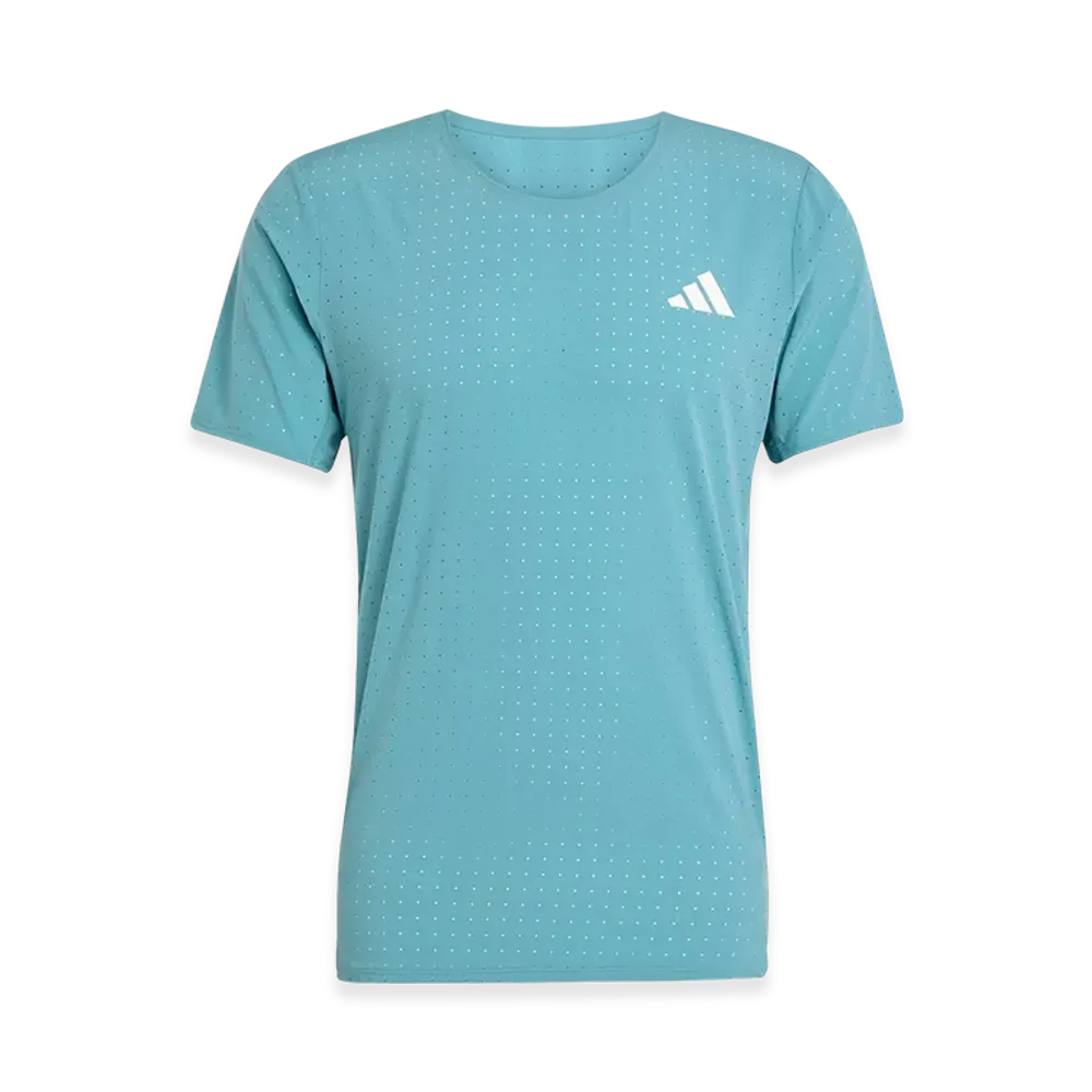 adidas Adizero Running Short-Sleeve T-Shirt "Blue"