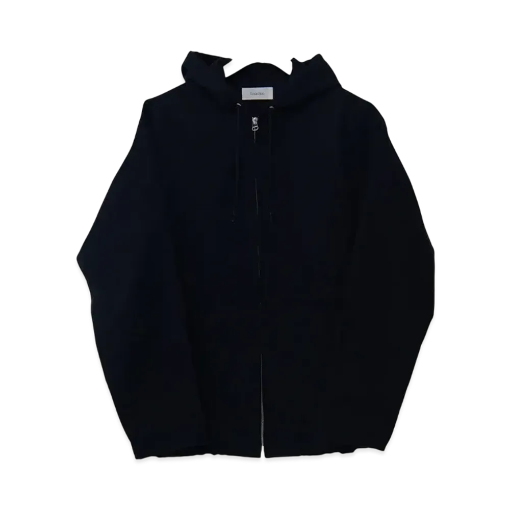 Ernie Palo Cotton Nidom Hooded Zip Blouson "Black"