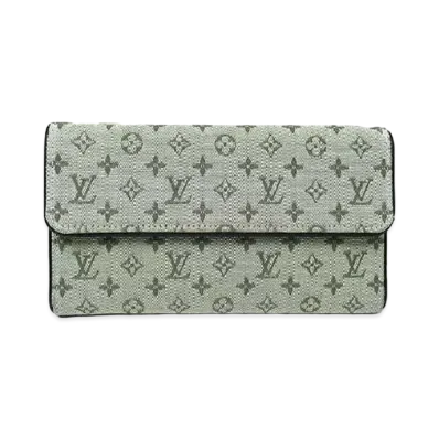 Louis Vuitton Monogram Mini Porte Tresor International "Khaki"