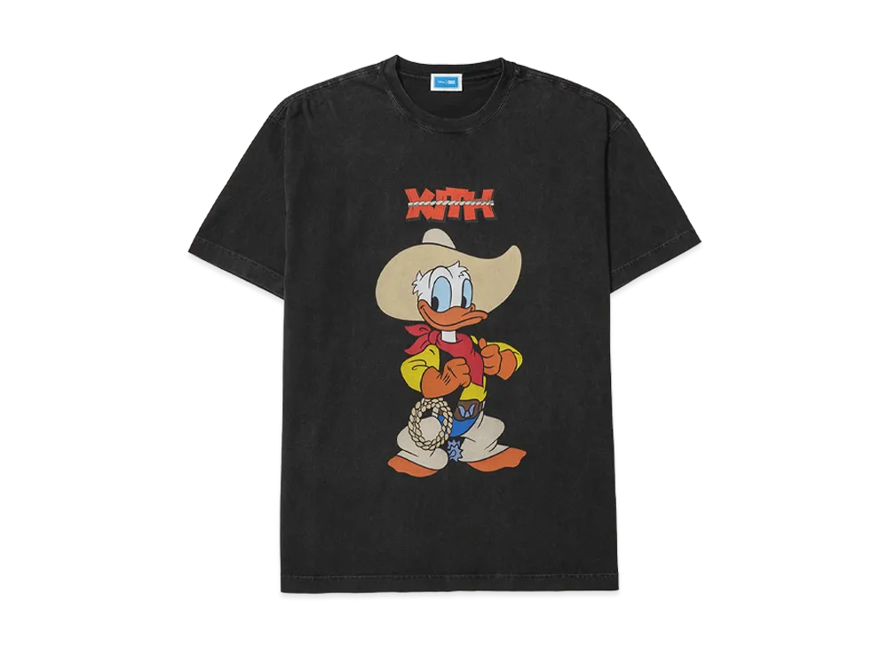 Kith x Disney For Donald Duck Cowboy Vintage Tee "Black"