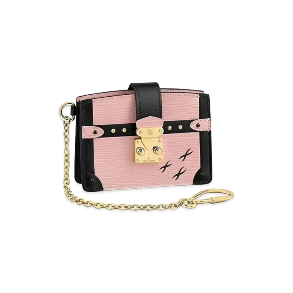 Louis Vuitton Epi Trunk Multicartes "Rose Ballerine"