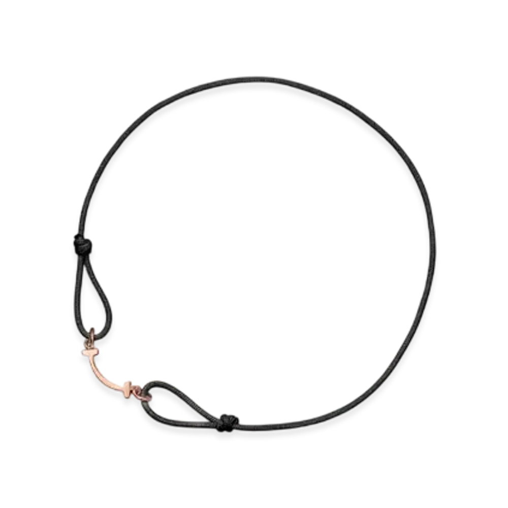 Tiffany & Co. Smile Bracelet "Rose Gold/Black"