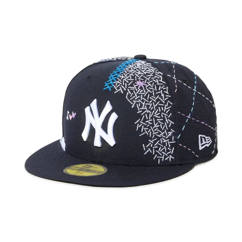 NEW ERA x Sashiko Gals 59Fifty New York Yankees "Navy"