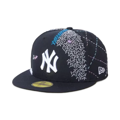 NEW ERA x Sashiko Gals 59Fifty New York Yankees "Navy"