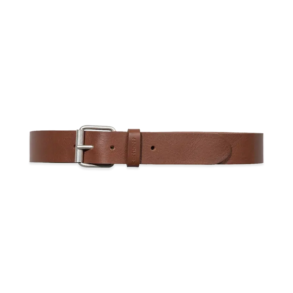 Carhartt WIP Script Belt "Cognac/Silver"