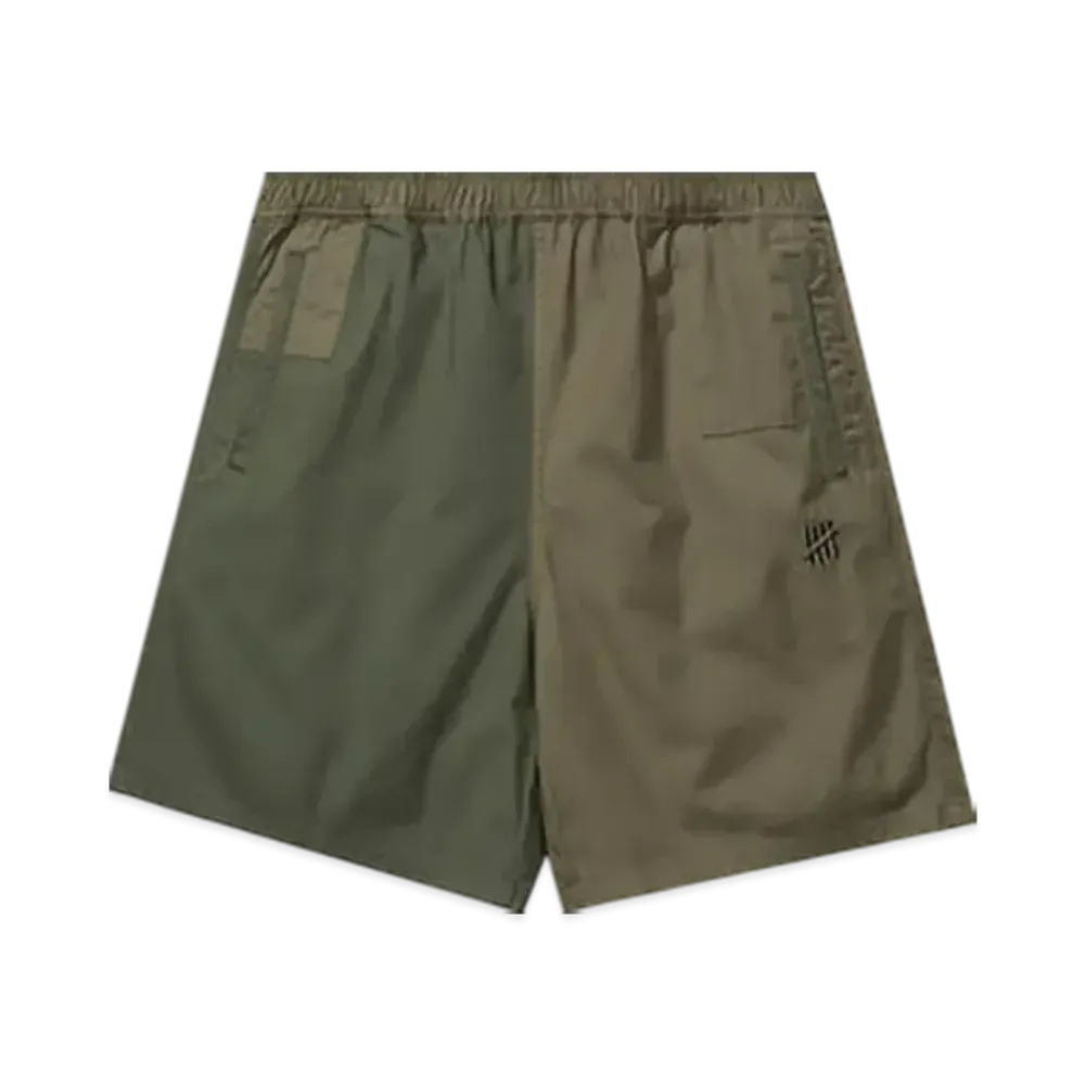 UNDEFEATED Patchwork Short "Olive"